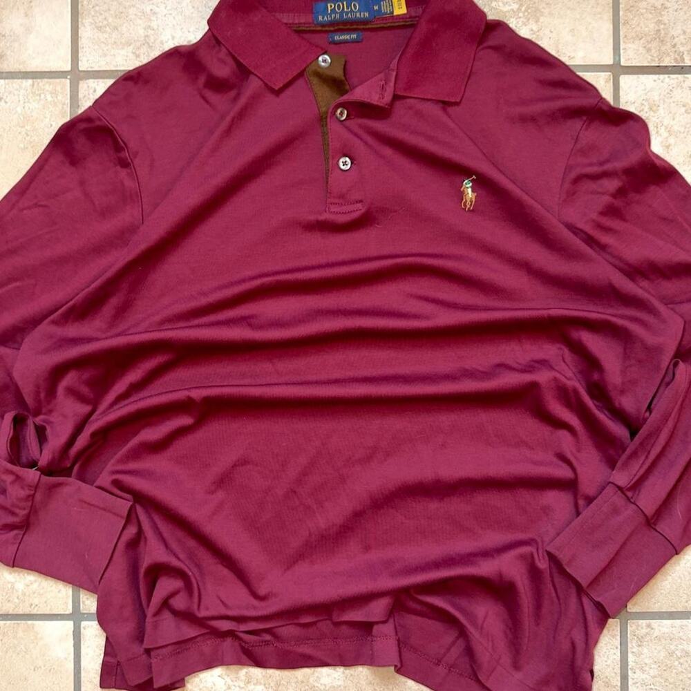 Polo by Ralph Lauren Classic Fit Long Sleeve Polo Shirt - Size M